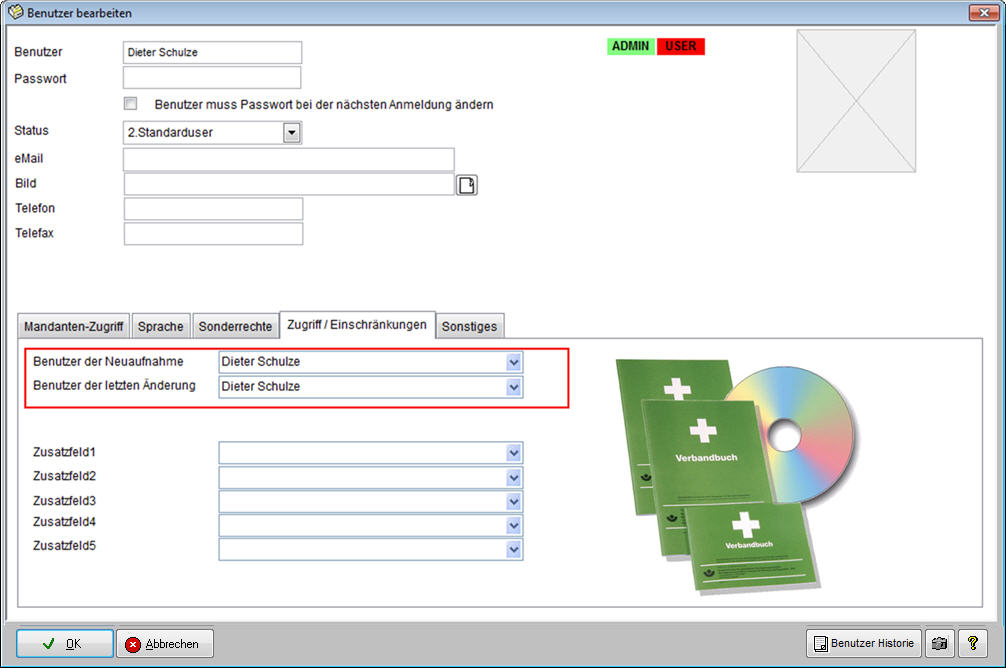 Verbandbuch Software online mit Unfallerfassung - secova