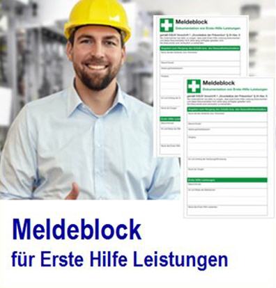 Was ist ein Meldeblock? Welche Informationen mssen im Verbandbuch fes